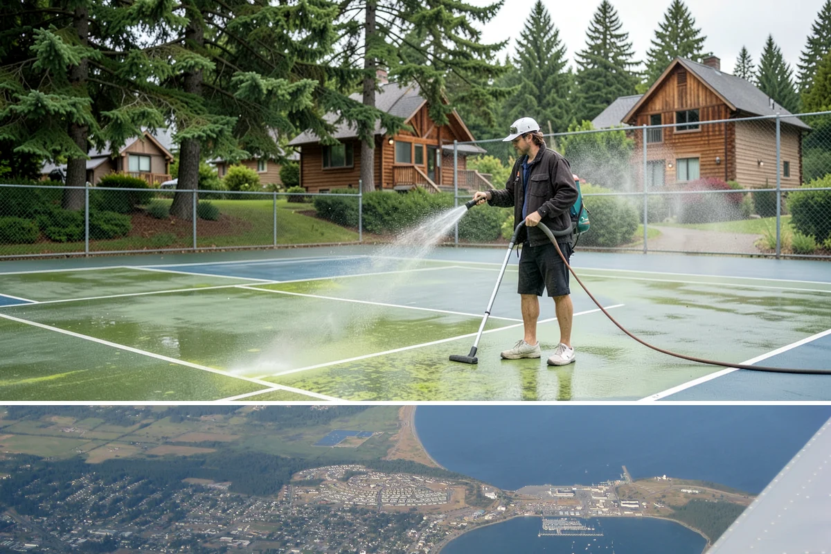 Aluminum Cleaning in Oak Harbor, Island County, WA - Clean aluminum in spring or summer to remove the oxidation and streaking that accumulate through the wet season.