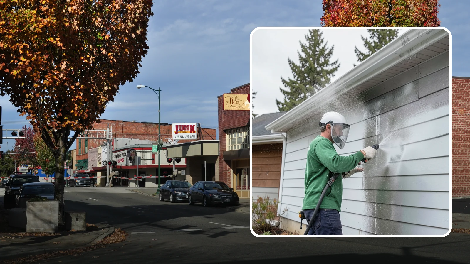 Aluminum Cleaning in Puyallup, Pierce County, WA - Specialized cleaning of aluminum siding, gutters, and fixtures that removes oxidation chalk and staining safely.