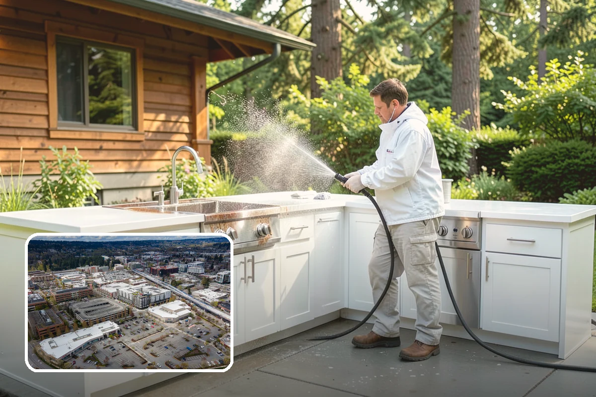 Aluminum Cleaning in Redmond, King County, WA - Cuts chalky oxidation from aluminum surfaces