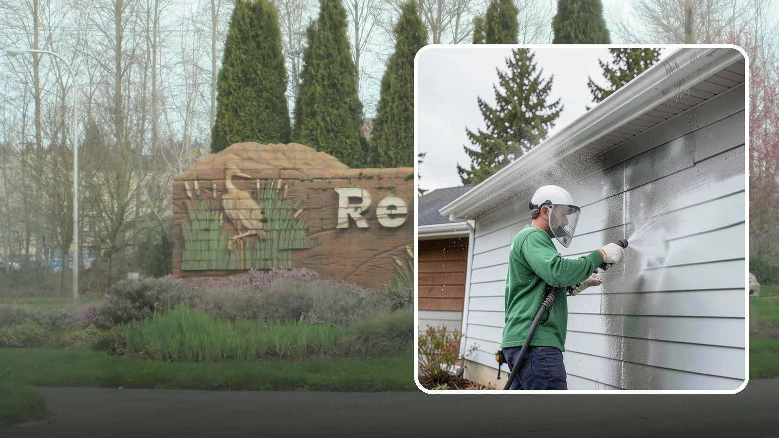 Aluminum Cleaning in Renton, King County, WA - Specialized cleaning of aluminum siding, gutters, and fixtures that removes oxidation chalk and staining safely.