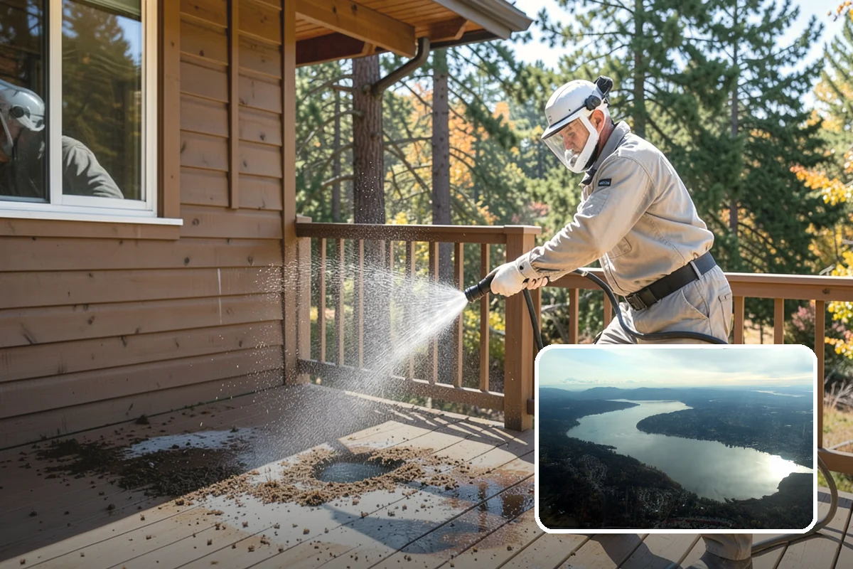 Aluminum Cleaning in Sammamish, King County, WA - Cuts chalky oxidation from aluminum surfaces