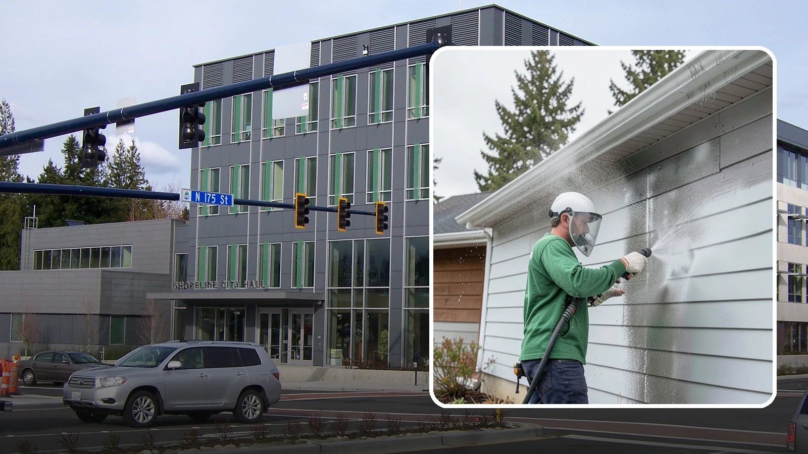 Aluminum Cleaning in Shoreline, King County, WA - Specialized cleaning of aluminum siding, gutters, and fixtures that removes oxidation chalk and staining safely.