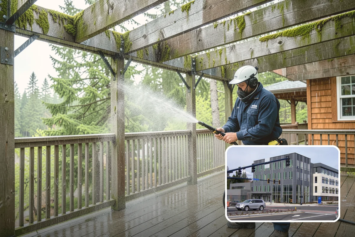 Aluminum Cleaning in Shoreline, King County, WA - Cuts chalky oxidation from aluminum surfaces