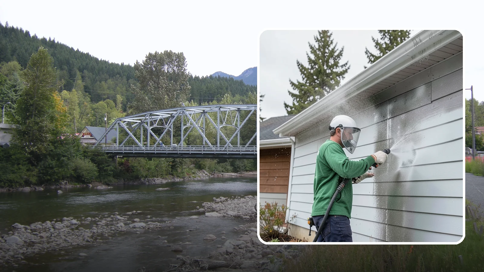 Aluminum Cleaning in Skykomish, King County, WA - Specialized cleaning of aluminum siding, gutters, and fixtures that removes oxidation chalk and staining safely.
