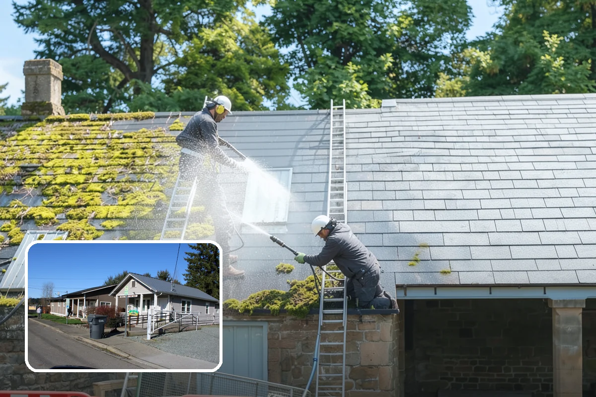 Aluminum Cleaning in South Prairie, Pierce County, WA - Cuts chalky oxidation from aluminum surfaces