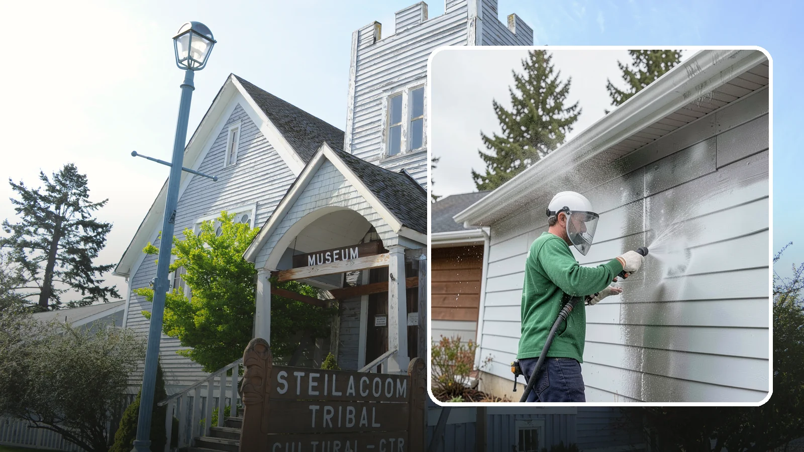 Aluminum Cleaning in Steilacoom, Pierce County, WA - Specialized cleaning of aluminum siding, gutters, and fixtures that removes oxidation chalk and staining safely.