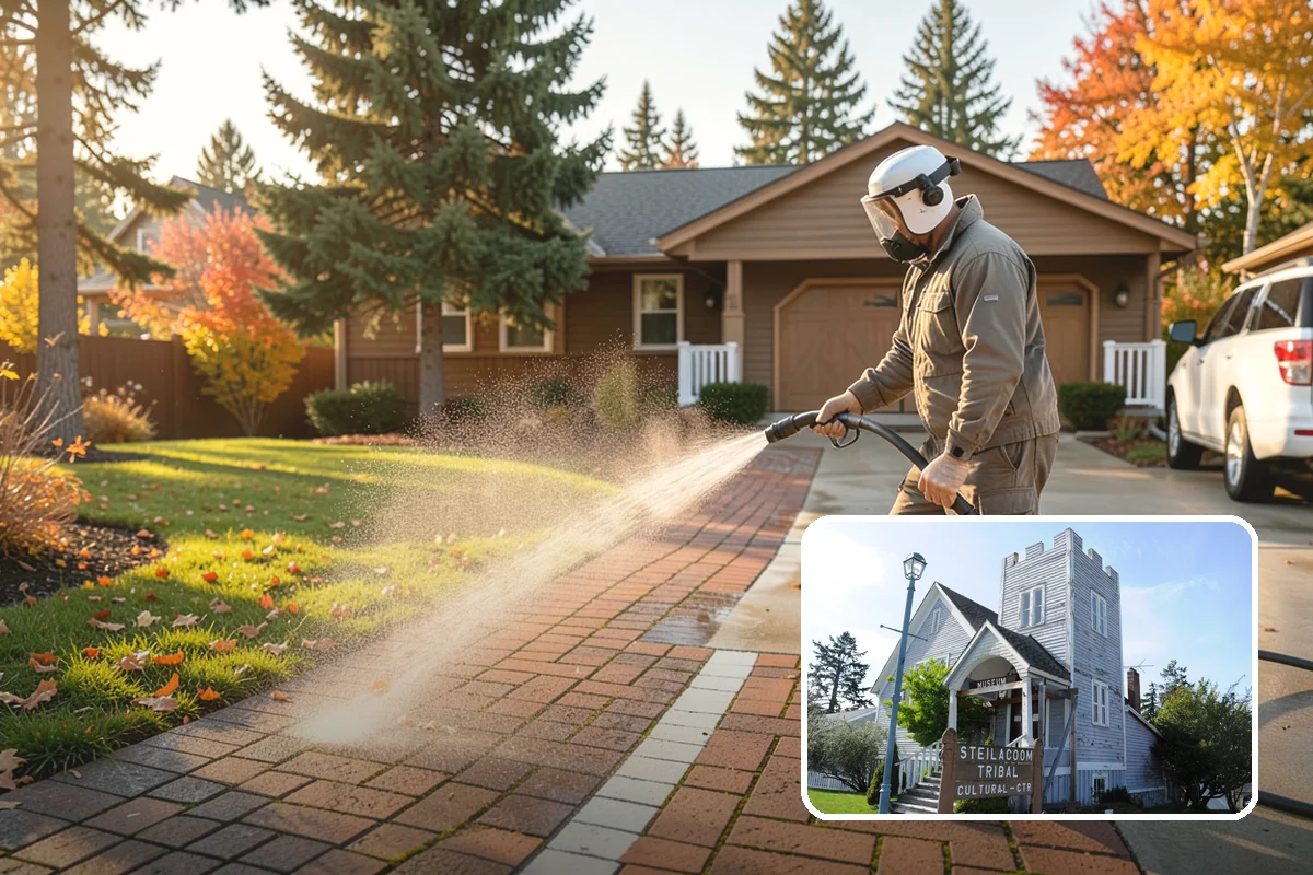 Aluminum Cleaning in Steilacoom, Pierce County, WA - Cuts chalky oxidation from aluminum surfaces