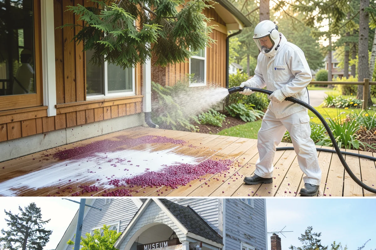 Aluminum Cleaning in Steilacoom, Pierce County, WA - Clean aluminum in spring or summer to remove the oxidation and streaking that accumulate through the wet season.