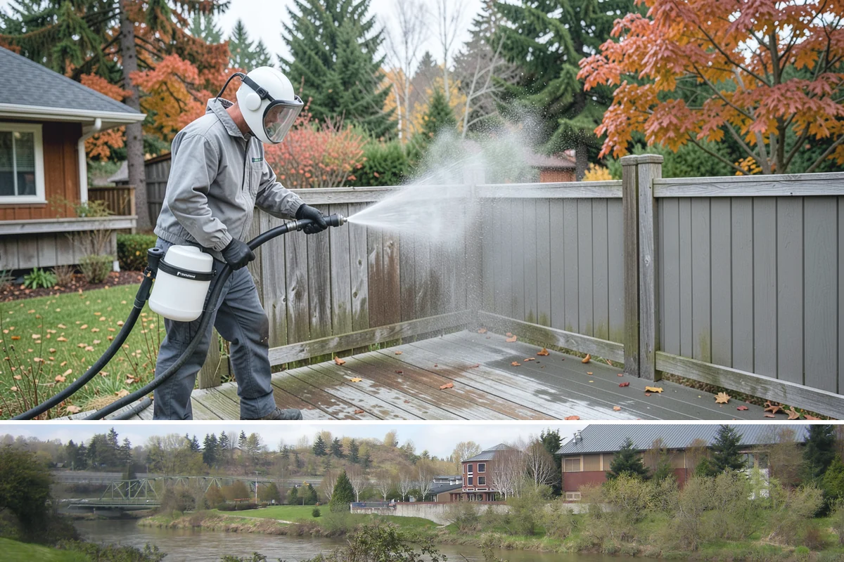 Aluminum Cleaning in Tukwila, King County, WA - Clean aluminum in spring or summer to remove the oxidation and streaking that accumulate through the wet season.
