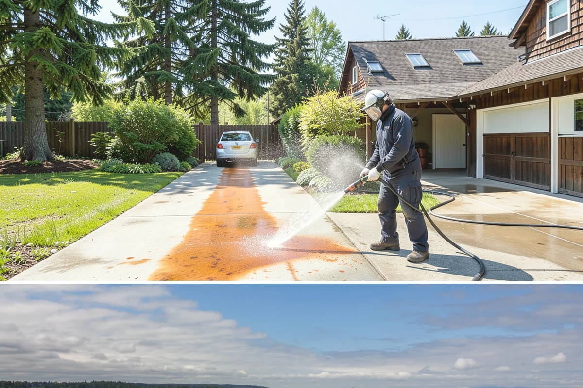 Aluminum Cleaning in University Place, Pierce County, WA - Clean aluminum in spring or summer to remove the oxidation and streaking that accumulate through the wet season.
