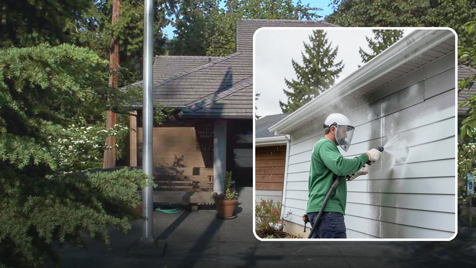 Aluminum Cleaning in Yarrow Point, King County, WA - Specialized cleaning of aluminum siding, gutters, and fixtures that removes oxidation chalk and staining safely.
