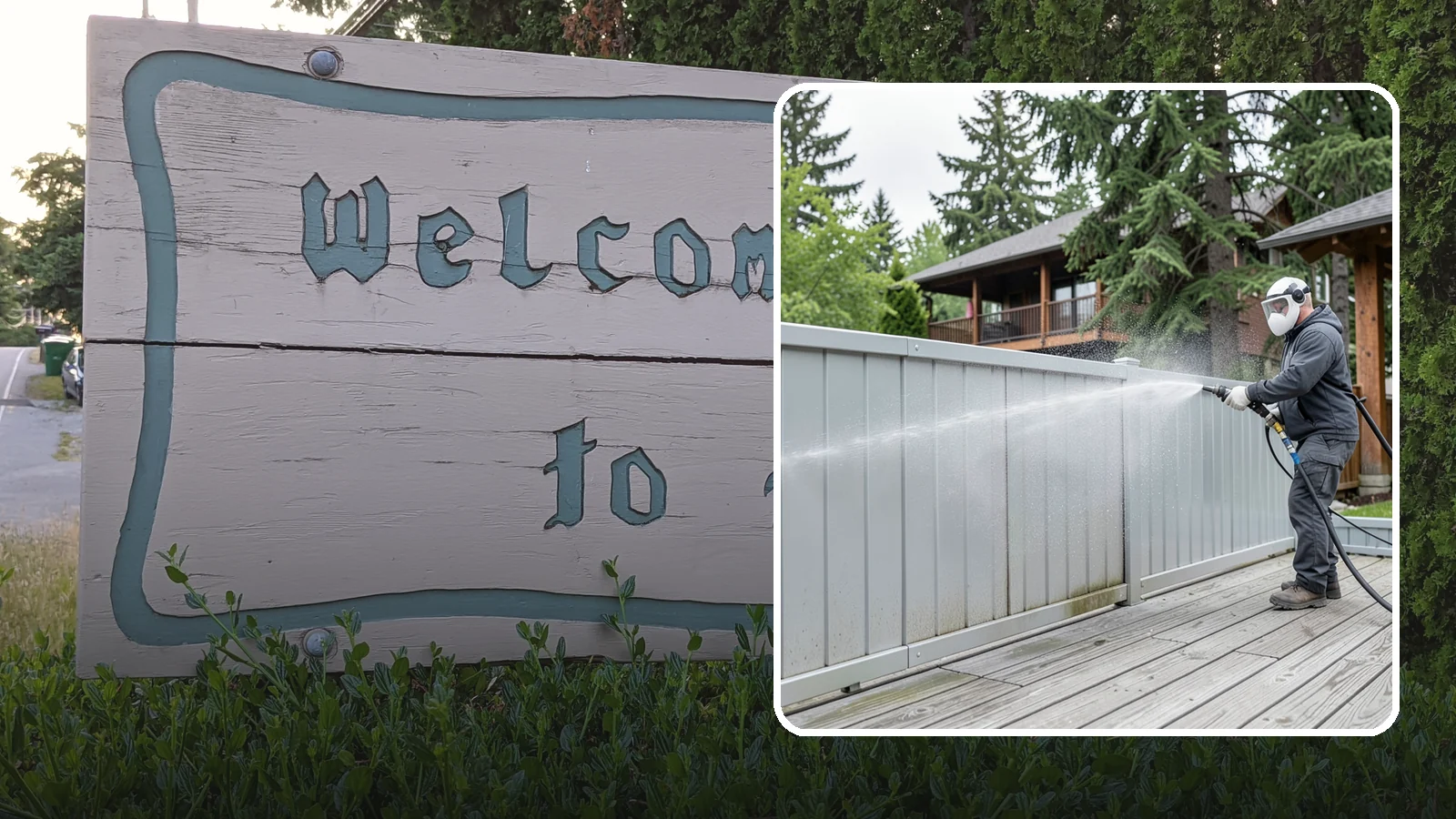 Aluminum Fence Cleaning in Brier, Snohomish County, WA - Gentle cleaning that lifts oxidation haze and grime from powder-coated aluminum fencing.