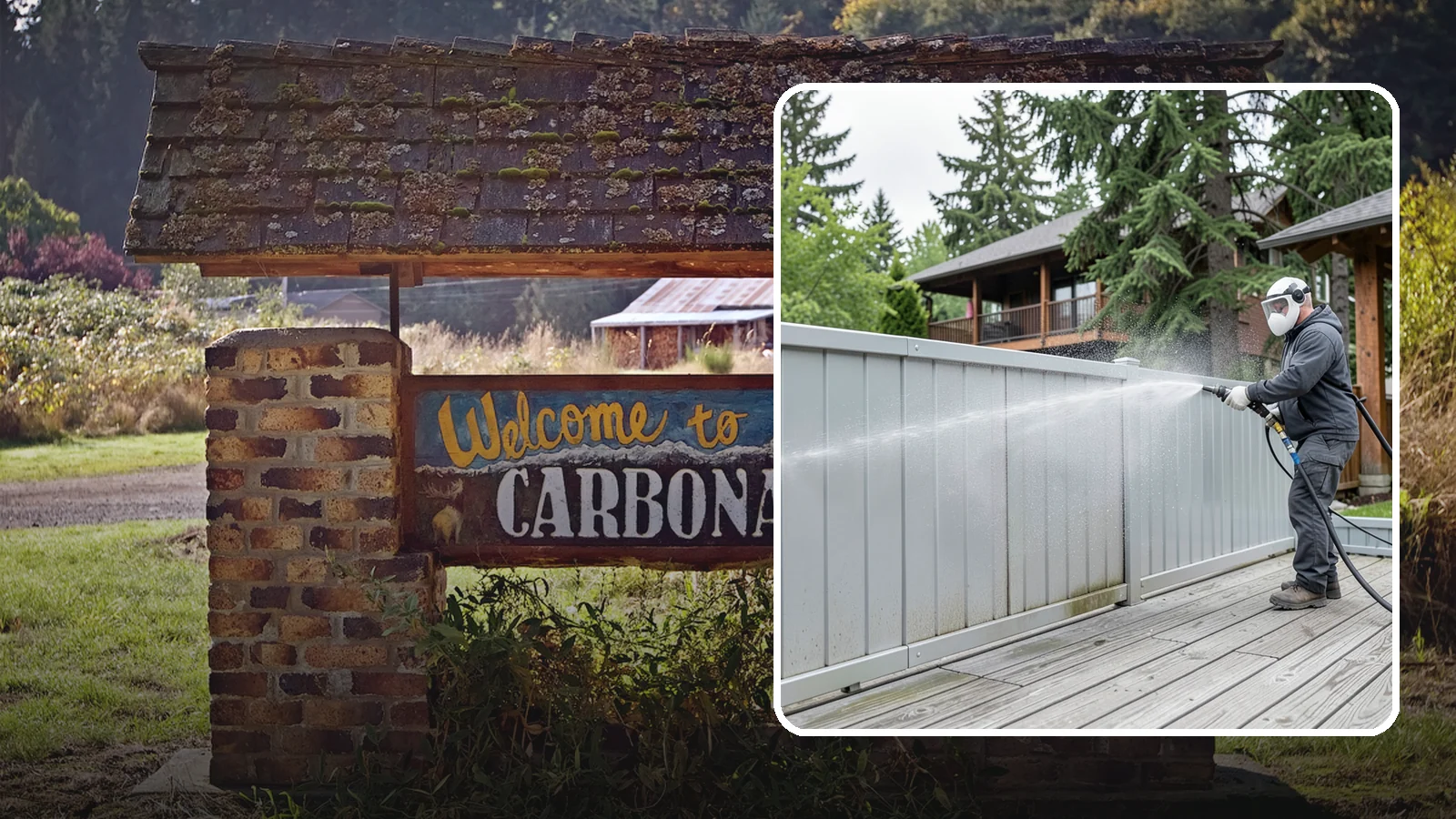 Aluminum Fence Cleaning in Carbonado, Pierce County, WA - Gentle cleaning that lifts oxidation haze and grime from powder-coated aluminum fencing.