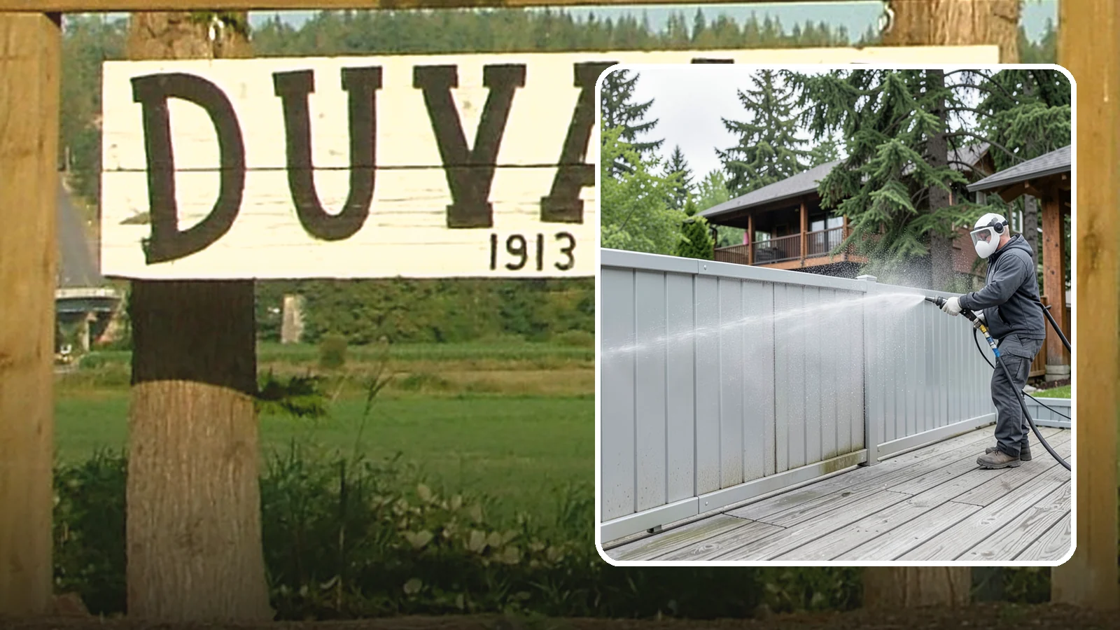 Aluminum Fence Cleaning in Duvall, King County, WA - Gentle cleaning that lifts oxidation haze and grime from powder-coated aluminum fencing.