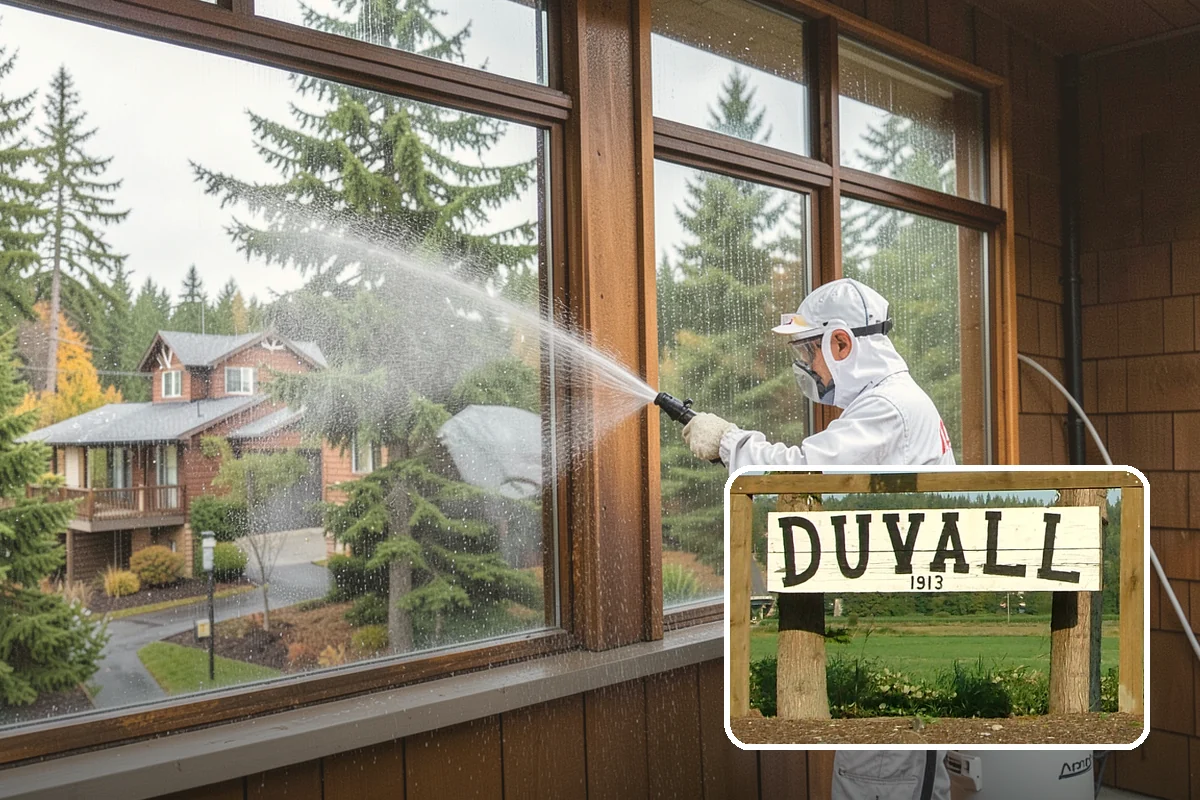 Aluminum Fence Cleaning in Duvall, King County, WA - Lifts chalky oxidation haze from the powder coat
