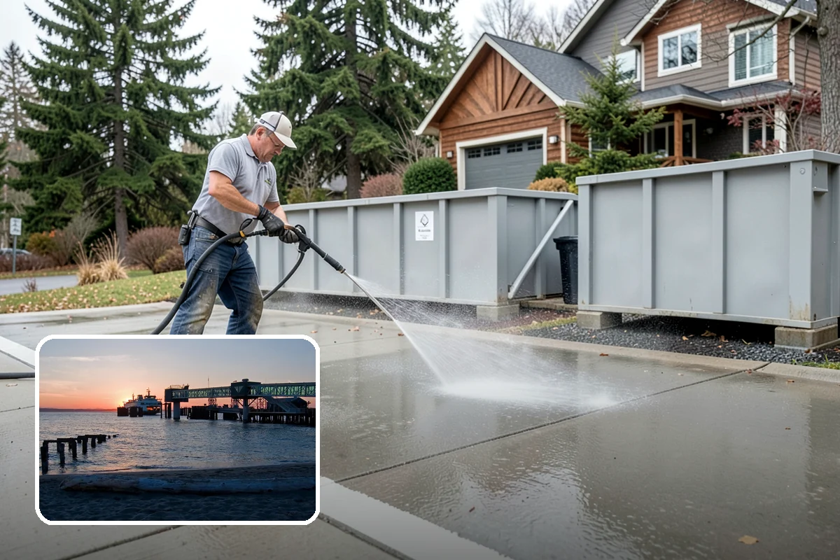 Aluminum Fence Cleaning in Edmonds, Snohomish County, WA - Lifts chalky oxidation haze from the powder coat