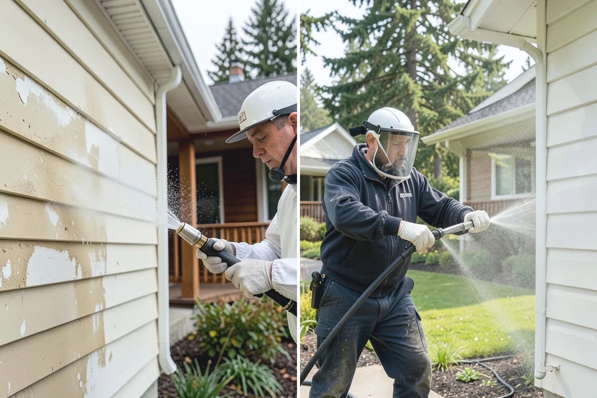Aluminum Fence Cleaning in Gold Bar, Snohomish County, WA - Rinse loose dust and debris from the fence