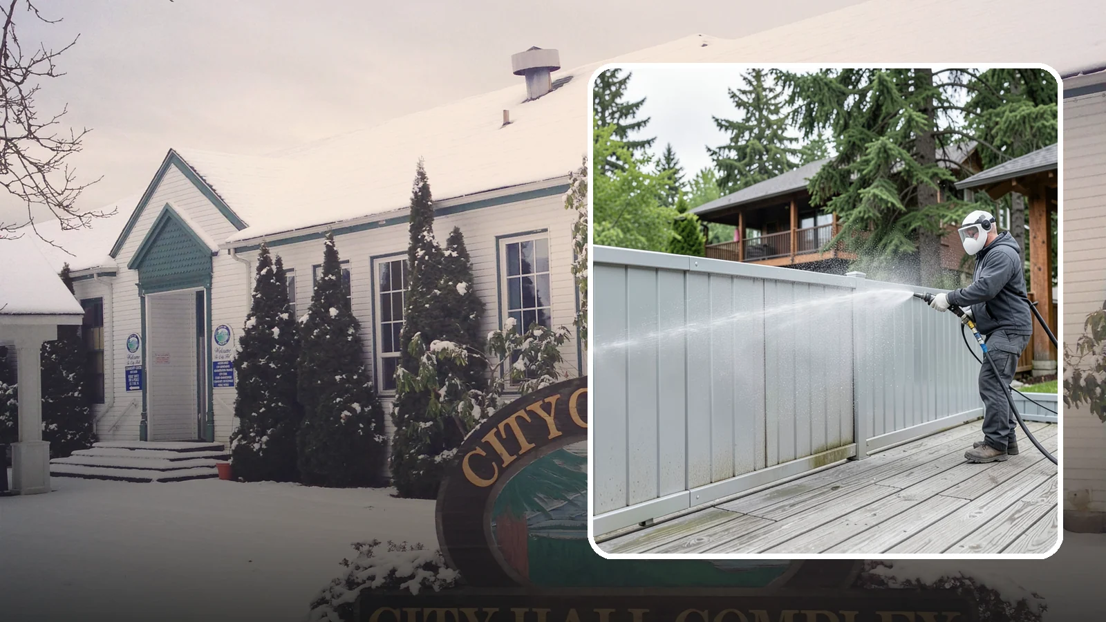 Aluminum Fence Cleaning in Pacific, King County, WA - Gentle cleaning that lifts oxidation haze and grime from powder-coated aluminum fencing.