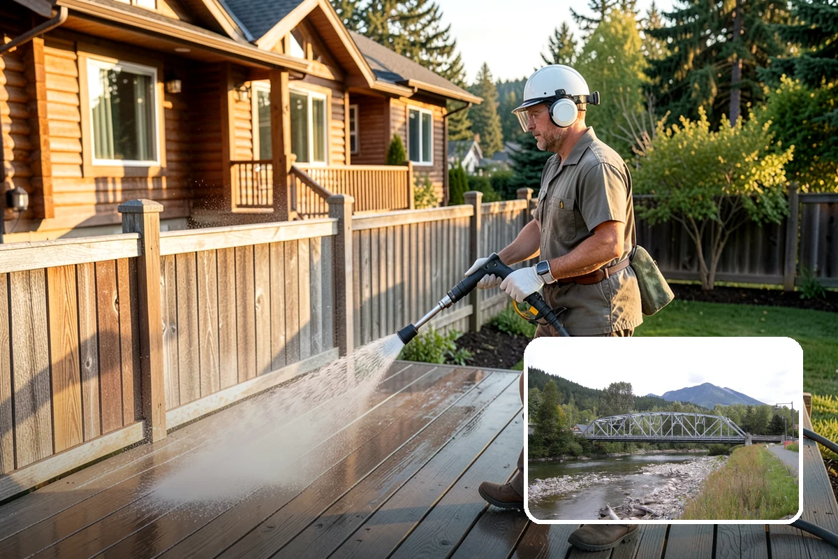 Aluminum Fence Cleaning in Skykomish, King County, WA - Lifts chalky oxidation haze from the powder coat