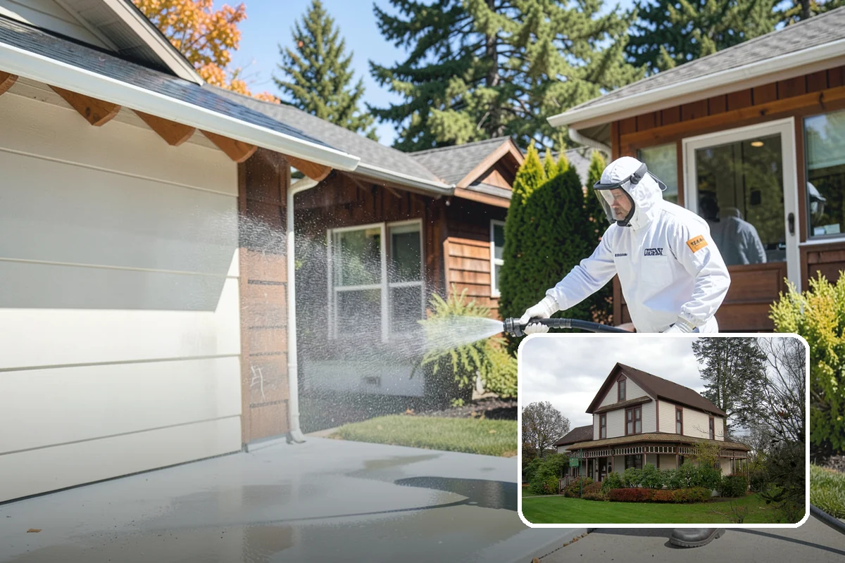 Aluminum Fence Cleaning in Sumner, Pierce County, WA - Lifts chalky oxidation haze from the powder coat