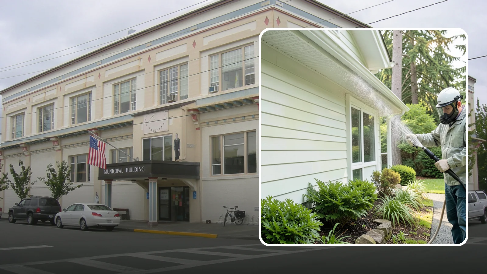 Annual House Washing in Anacortes, Skagit County, WA - Annual house washing is a yearly maintenance clean that keeps algae and mildew from ever gaining a foothold in our wet climate.