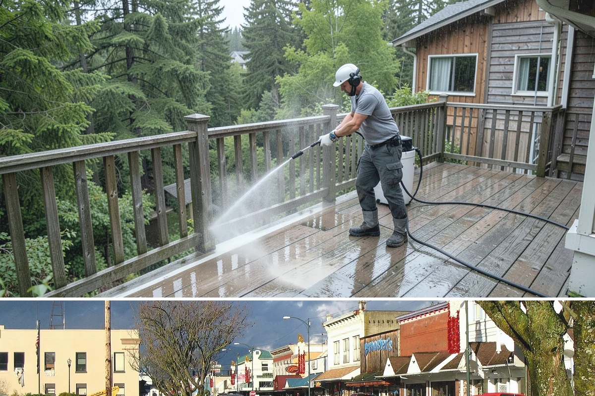 Annual House Washing in Arlington, Snohomish County, WA - Set the annual wash for late spring or summer so the finish dries well and stays clean through the wet season.