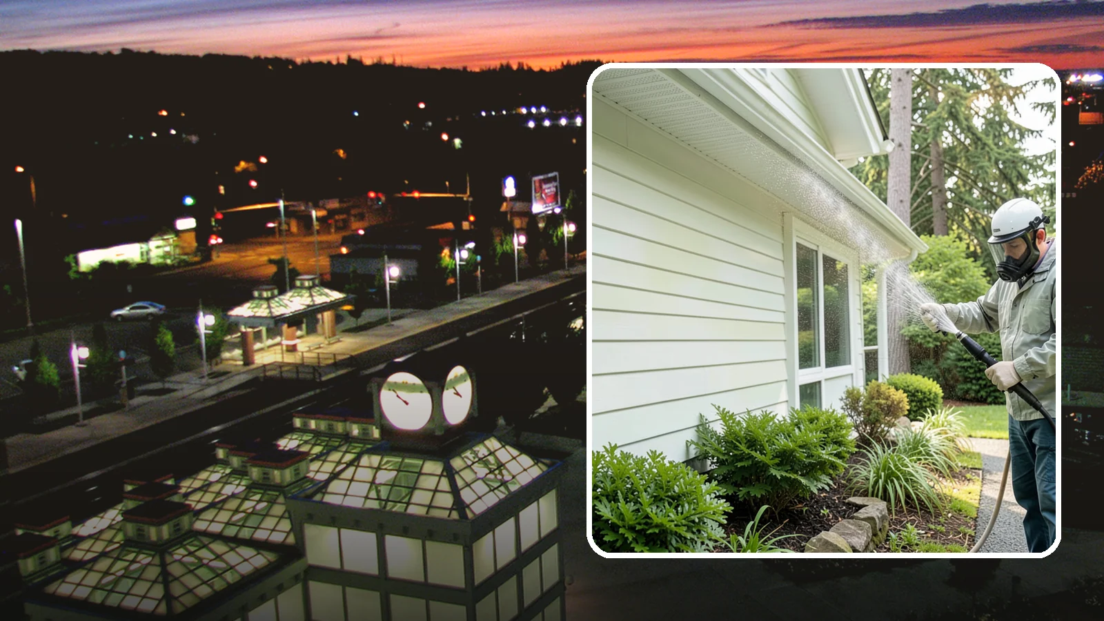 Annual House Washing in Auburn, King County, WA - Annual house washing is a yearly maintenance clean that keeps algae and mildew from ever gaining a foothold in our wet climate.