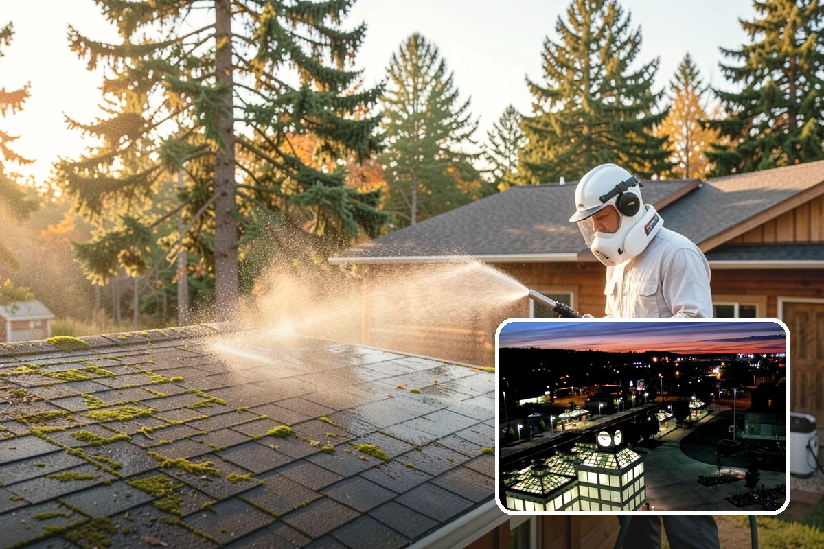 Annual House Washing in Auburn, King County, WA - Prevents growth from becoming entrenched