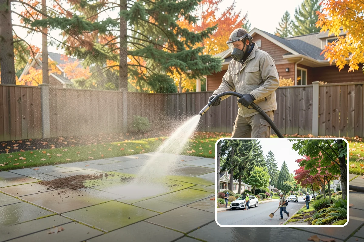 Annual House Washing in Beaux Arts Village, King County, WA - Prevents growth from becoming entrenched