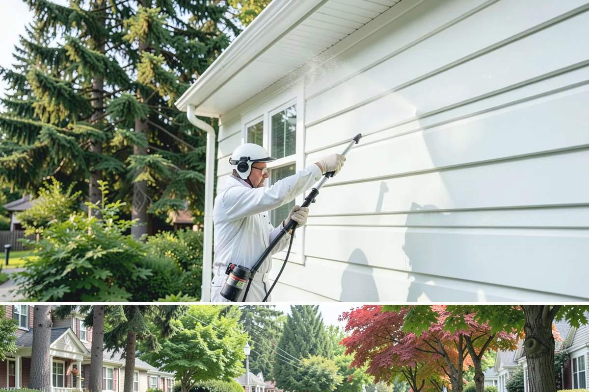 Annual House Washing in Beaux Arts Village, King County, WA - Set the annual wash for late spring or summer so the finish dries well and stays clean through the wet season.