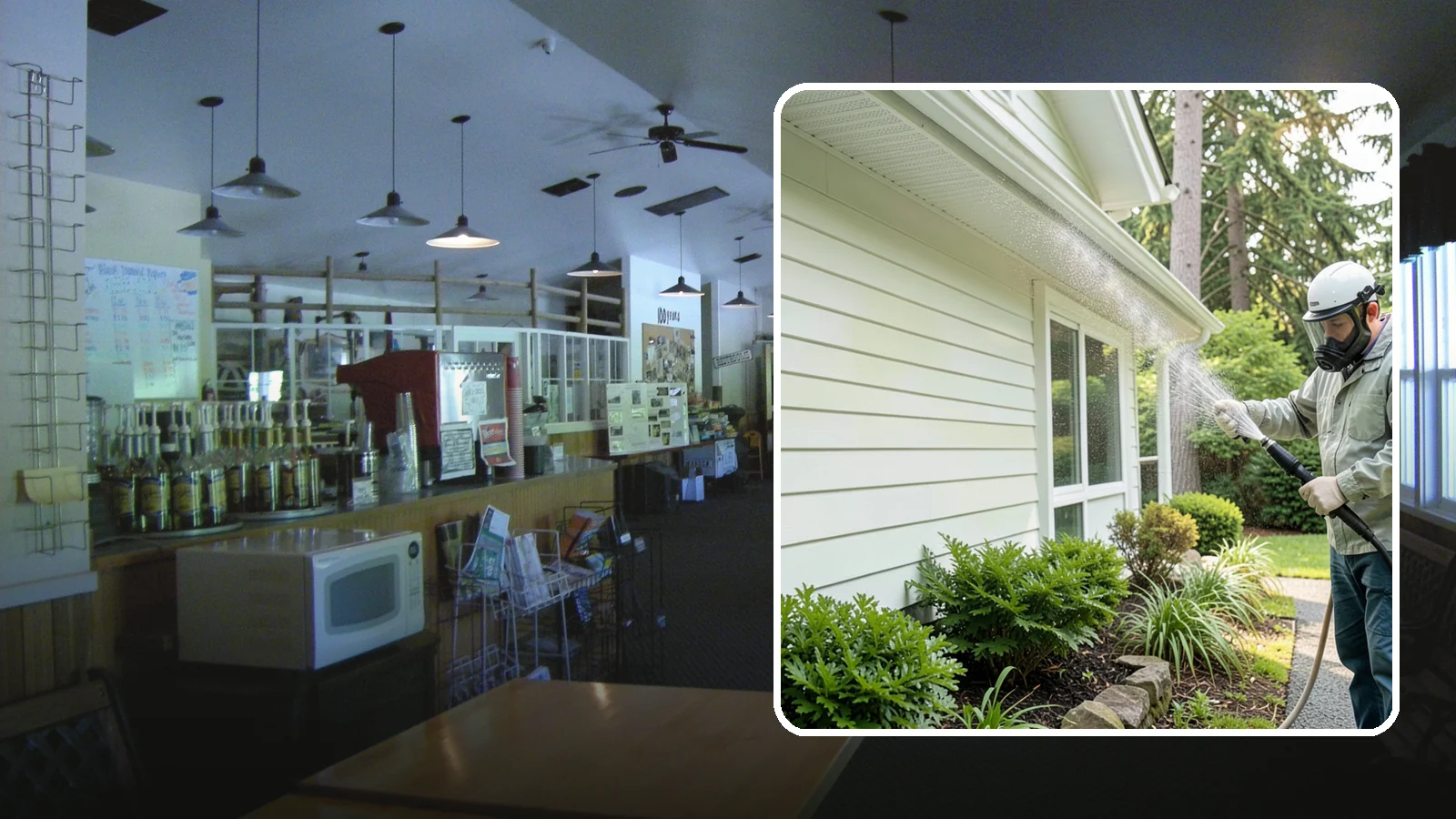Annual House Washing in Black Diamond, King County, WA - Annual house washing is a yearly maintenance clean that keeps algae and mildew from ever gaining a foothold in our wet climate.