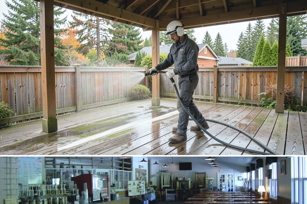 Annual House Washing in Black Diamond, King County, WA - Set the annual wash for late spring or summer so the finish dries well and stays clean through the wet season.