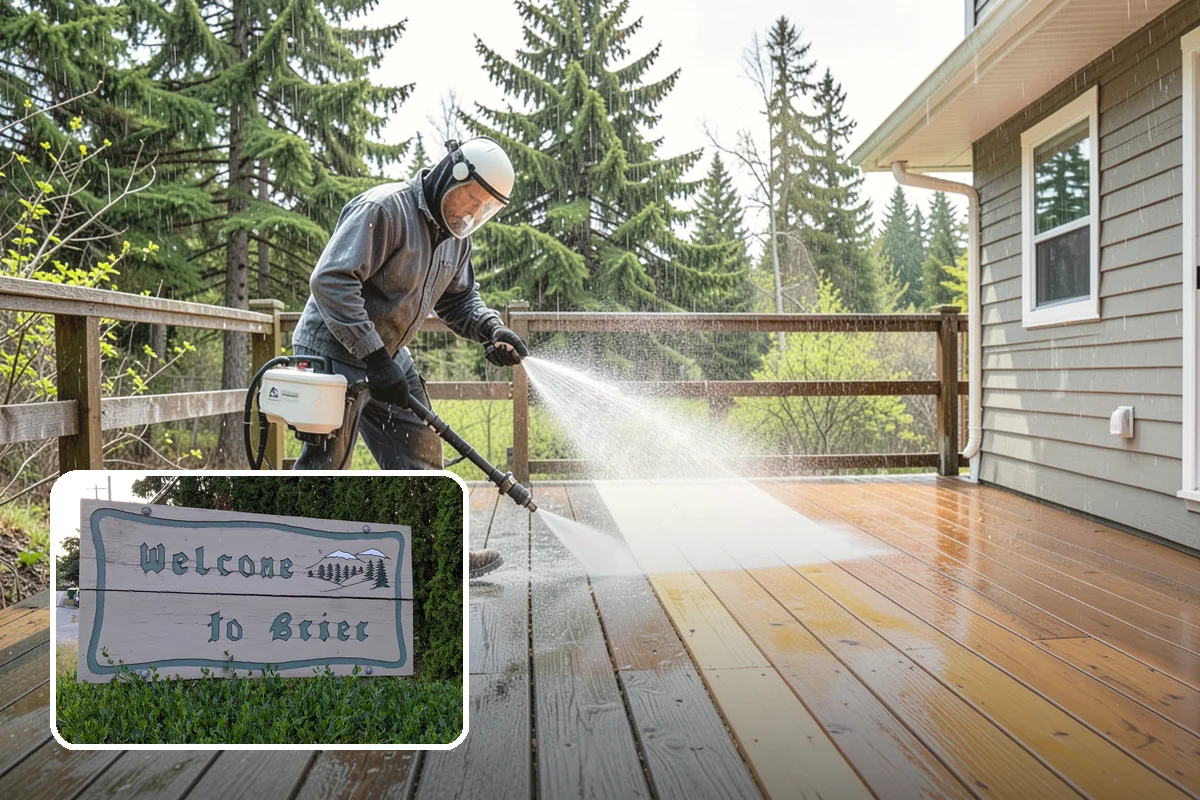 Annual House Washing in Brier, Snohomish County, WA - Prevents growth from becoming entrenched
