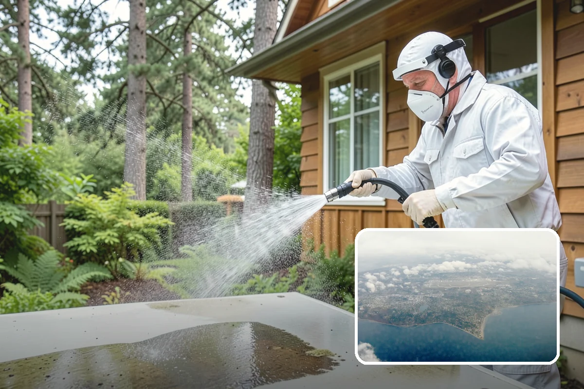 Annual House Washing in Burien, King County, WA - Prevents growth from becoming entrenched