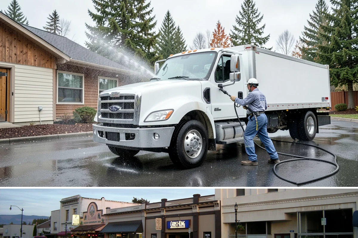 Annual House Washing in Burlington, Skagit County, WA - Set the annual wash for late spring or summer so the finish dries well and stays clean through the wet season.