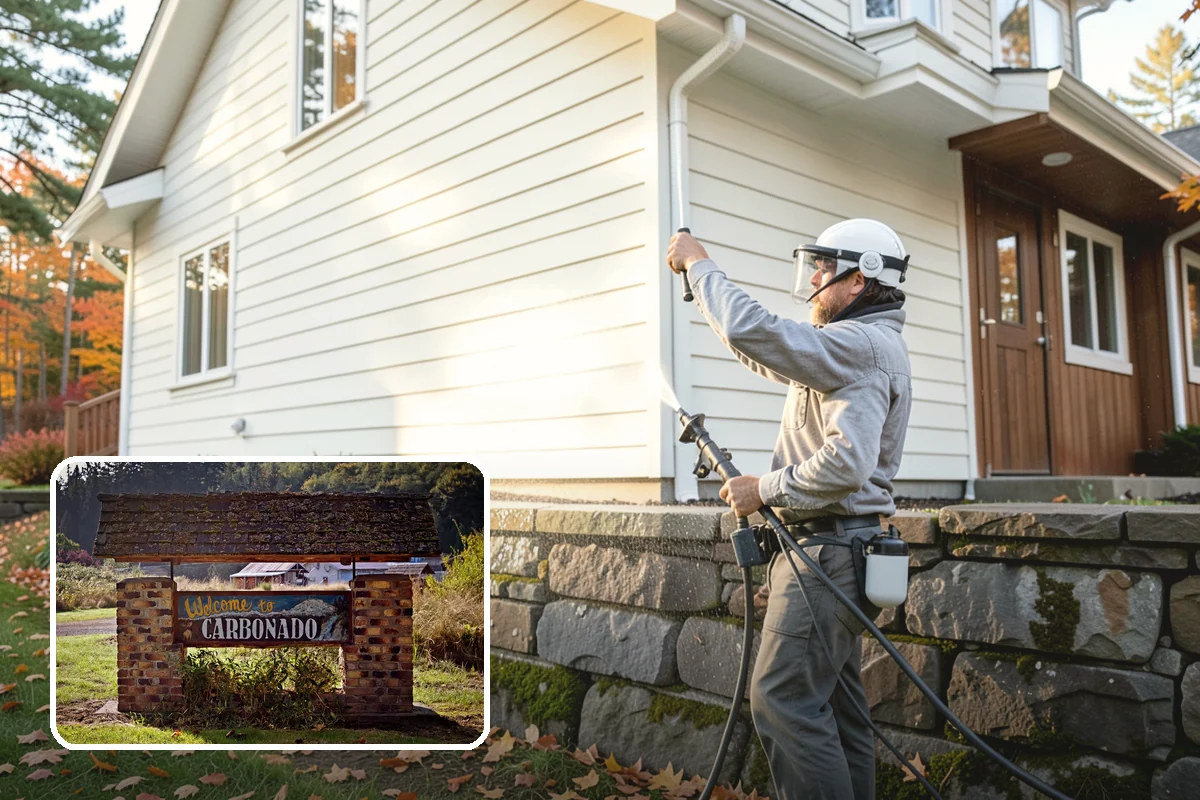 Annual House Washing in Carbonado, Pierce County, WA - Prevents growth from becoming entrenched