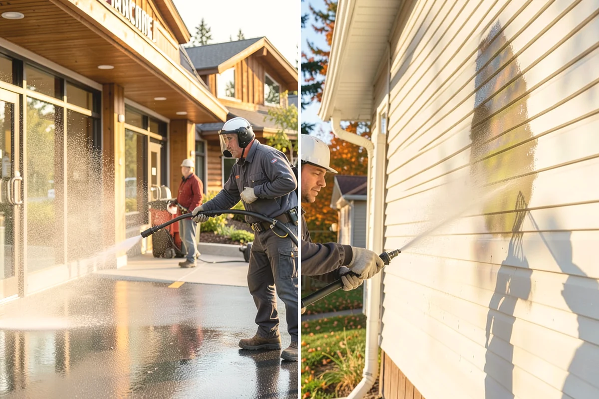 Annual House Washing in Carbonado, Pierce County, WA - Review the home's condition since the last wash