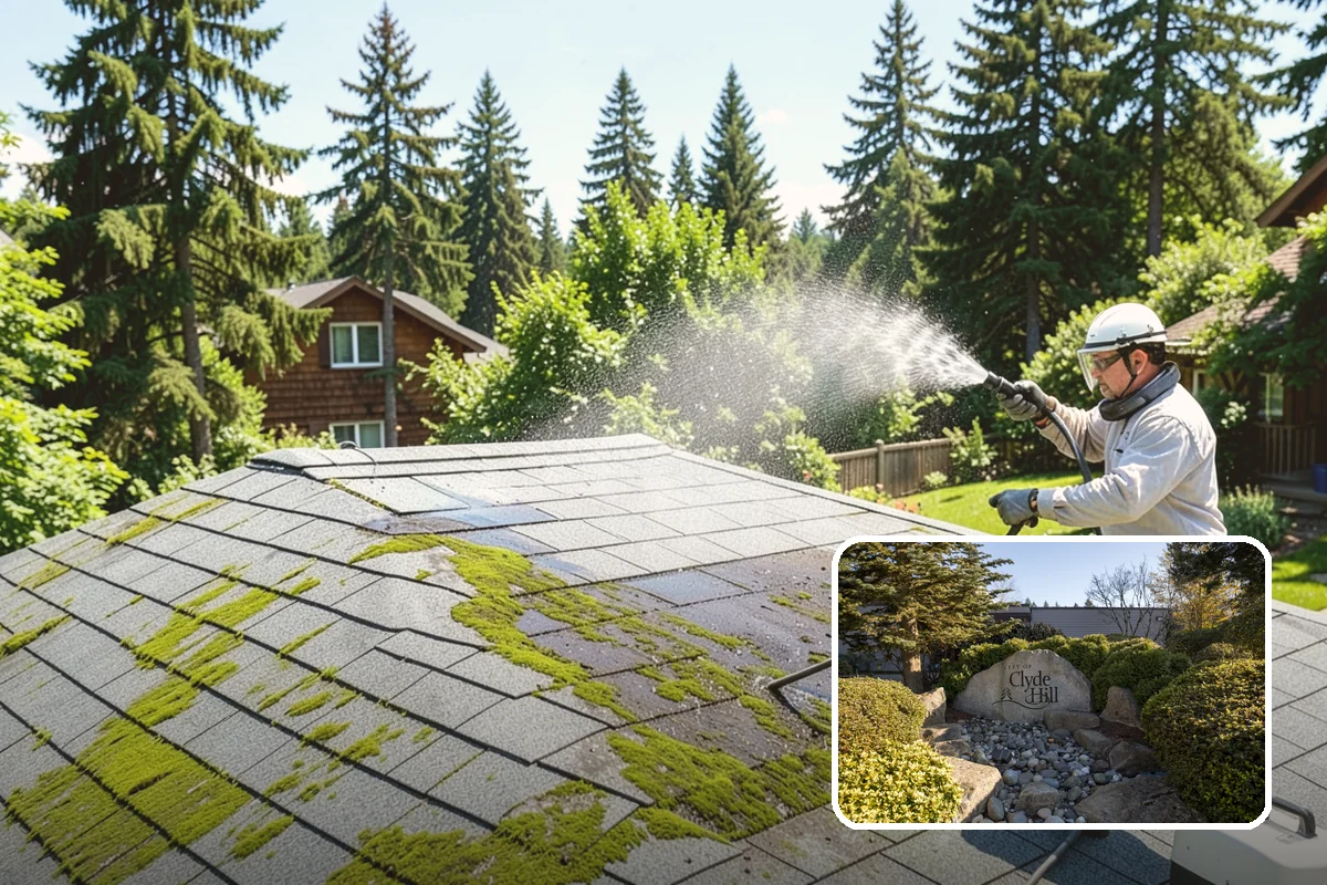 Annual House Washing in Clyde Hill, King County, WA - Prevents growth from becoming entrenched