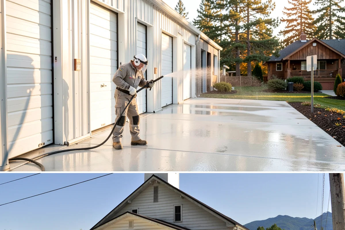 Annual House Washing in Concrete, Skagit County, WA - Set the annual wash for late spring or summer so the finish dries well and stays clean through the wet season.