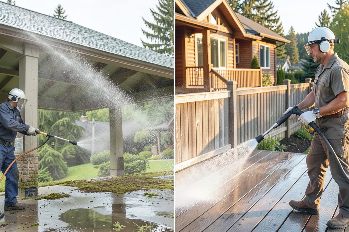 Annual House Washing in Coupeville, Island County, WA - Review the home's condition since the last wash