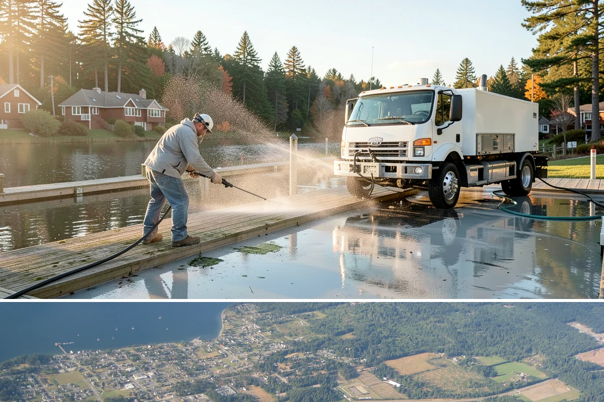 Annual House Washing in Coupeville, Island County, WA - Set the annual wash for late spring or summer so the finish dries well and stays clean through the wet season.