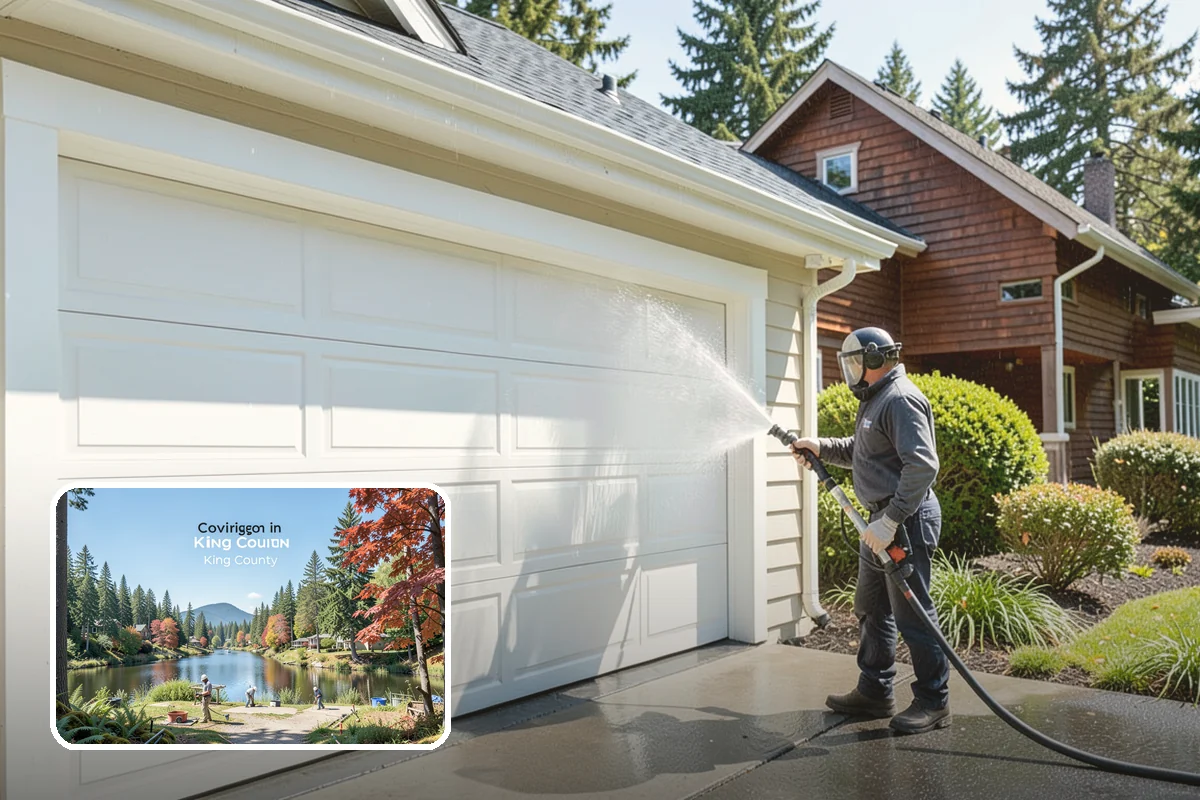 Annual House Washing in Covington, King County, WA - Prevents growth from becoming entrenched