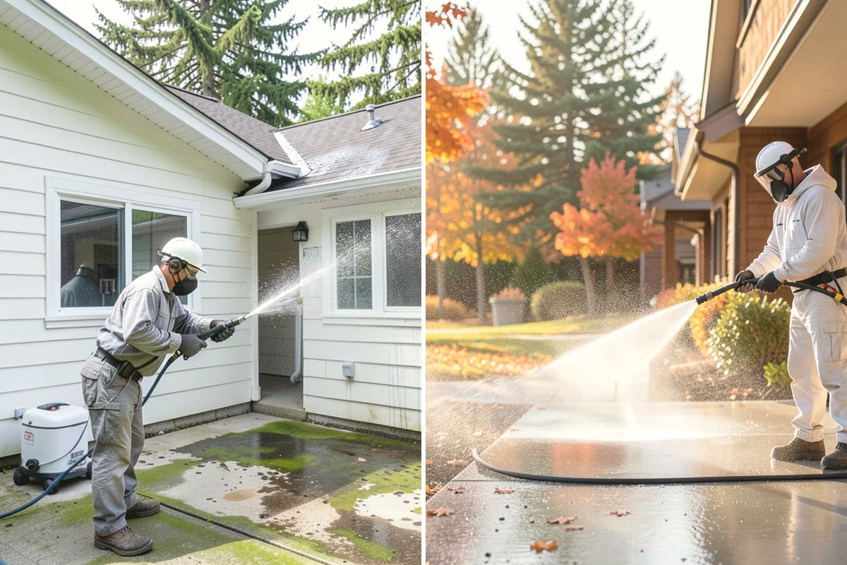 Annual House Washing in Covington, King County, WA - Review the home's condition since the last wash