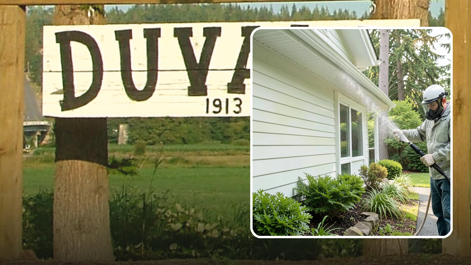 Annual House Washing in Duvall, King County, WA - Annual house washing is a yearly maintenance clean that keeps algae and mildew from ever gaining a foothold in our wet climate.