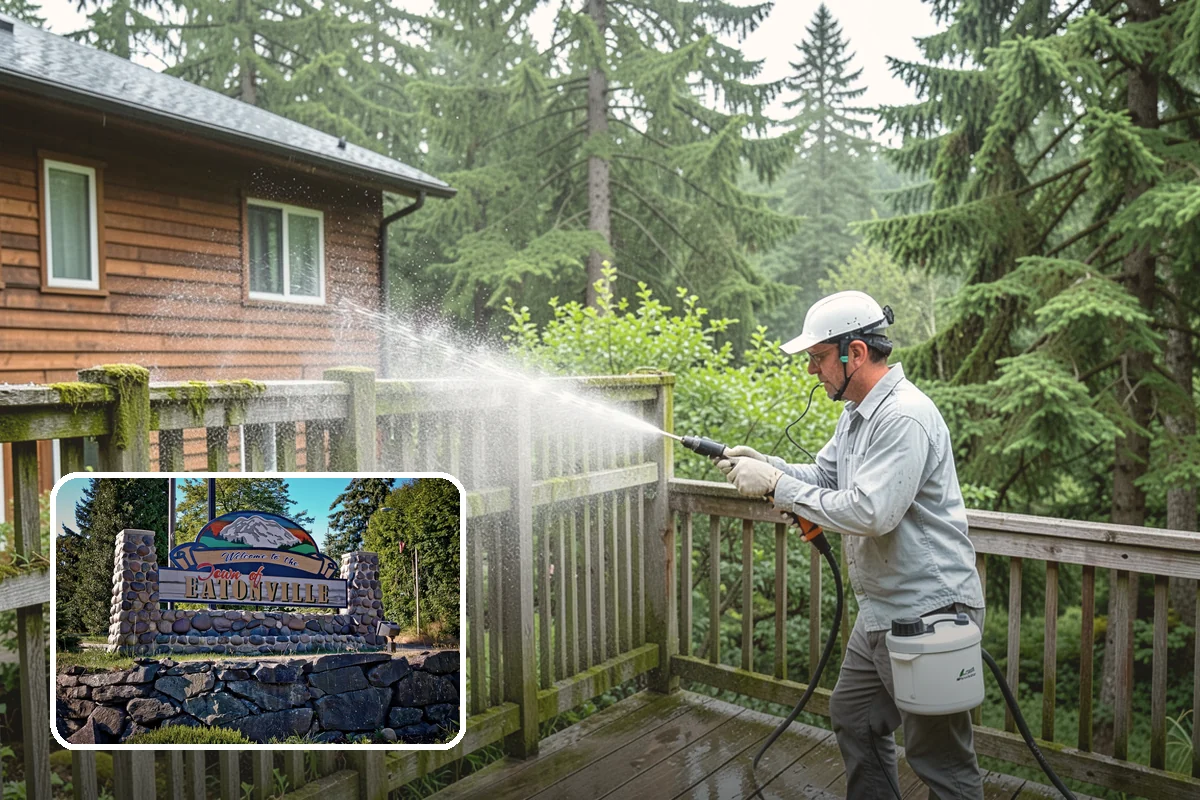 Annual House Washing in Eatonville, Pierce County, WA - Prevents growth from becoming entrenched