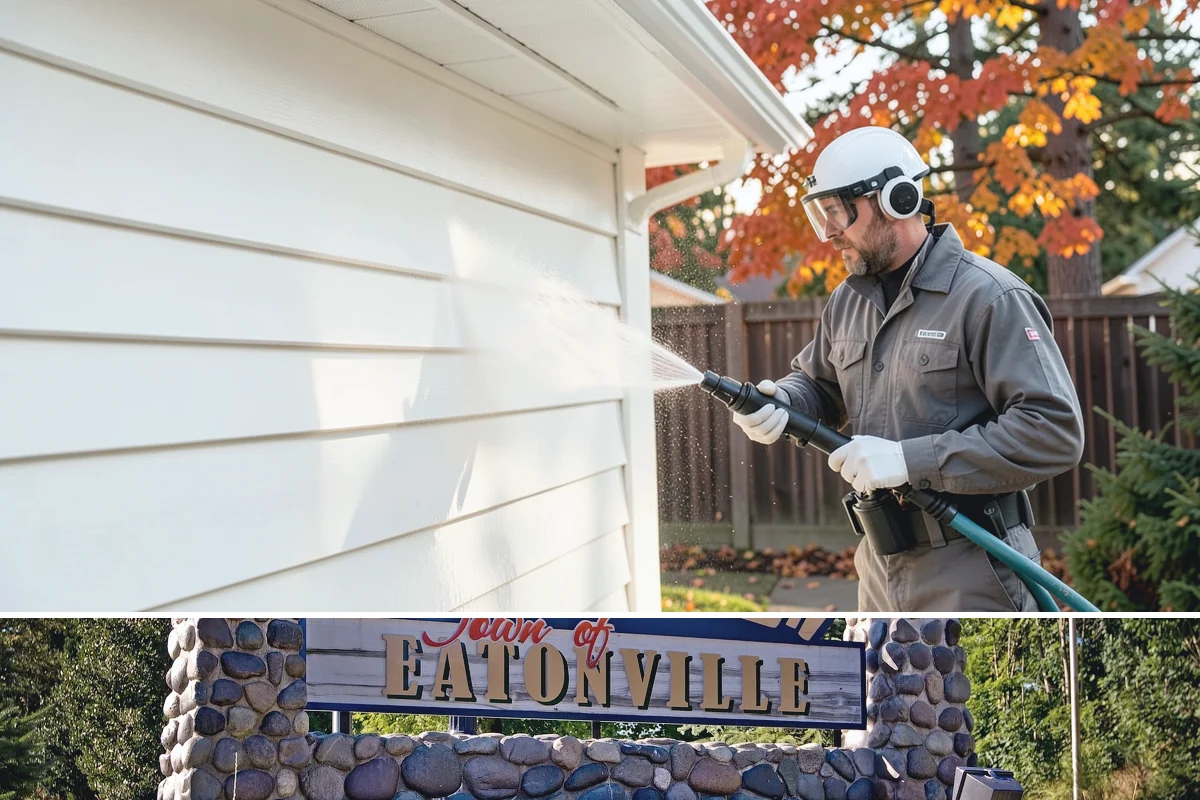 Annual House Washing in Eatonville, Pierce County, WA - Set the annual wash for late spring or summer so the finish dries well and stays clean through the wet season.