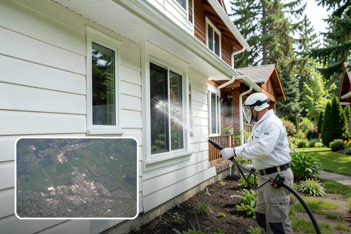 Annual House Washing in Enumclaw, King County, WA - Prevents growth from becoming entrenched