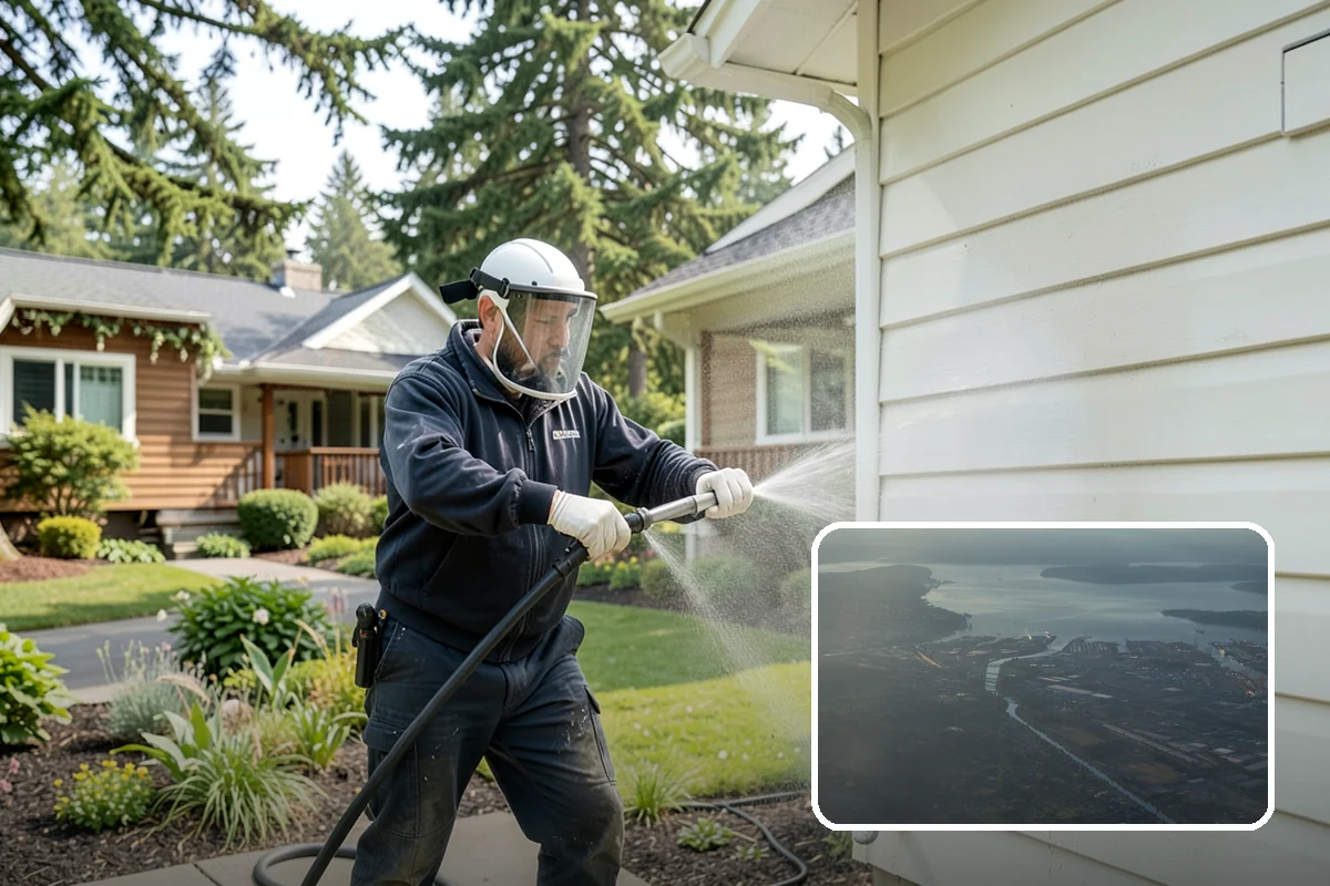 Annual House Washing in Fife, Pierce County, WA - Prevents growth from becoming entrenched