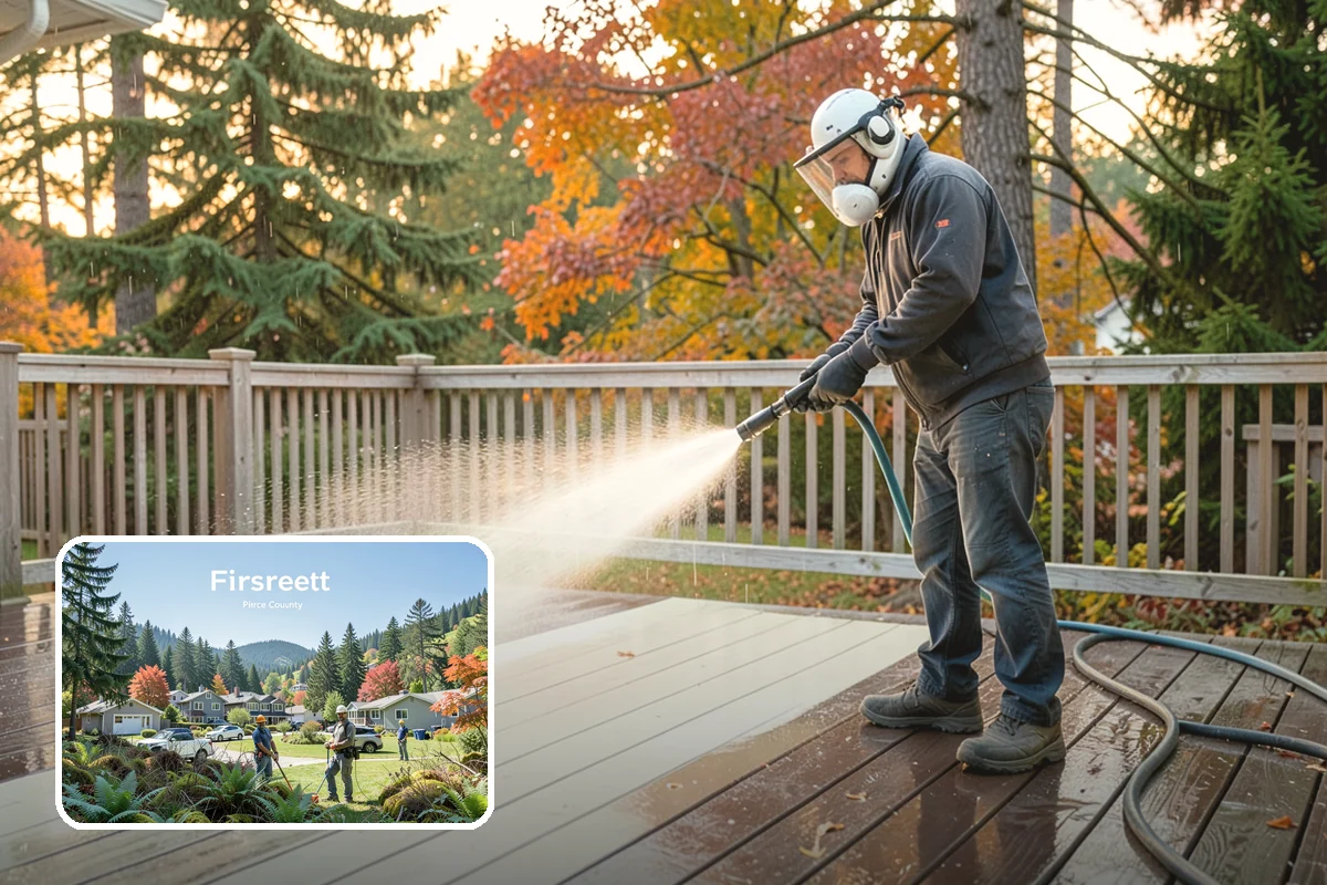 Annual House Washing in Fircrest, Pierce County, WA - Prevents growth from becoming entrenched