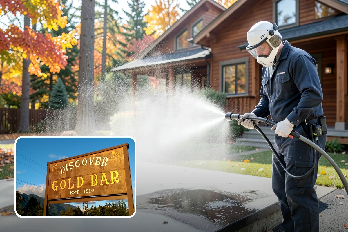 Annual House Washing in Gold Bar, Snohomish County, WA - Prevents growth from becoming entrenched